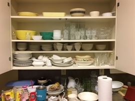 Kitchen glassware. Some still available