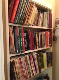 Cookbooks, many vintage. Lots left. 