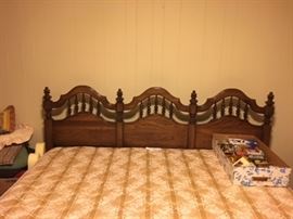King bed and mattress Available