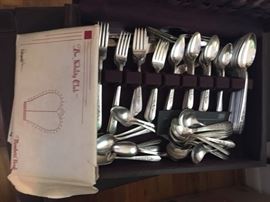 Nobility silverplate Royal Rose set. Available 