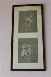 ballet themed wall art