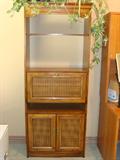 Wood cabinet/shelf.