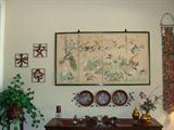 Asian wall art.