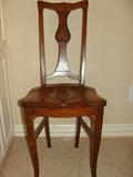 Antique wood chair.