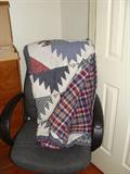 Rolling office chair.