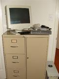 Computer parts/software/printers/mice/keyboards & office supplies. File cabinets.