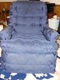 Blue Barcalounger recliner