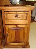 Wood end tables.