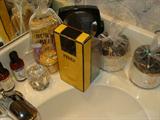 Perfume and other toiletries.