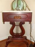 Victorian Furniture Co. "Heirloom Reproductions" lamp table.