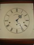 New England Clock Co. grandfather clock with Triple Chime Hermle Movement.