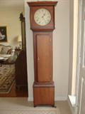 New England Clock Co. grandfather clock with Triple Chime Hermle Movement.