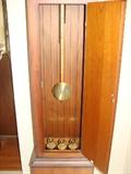 New England Clock Co. grandfather clock with Triple Chime Hermle Movement.