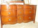 Bassett Furniture dresser with mirror.