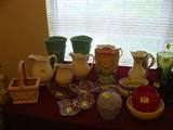 Vases and pitchers.
