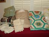 Linens/towels/quilts.