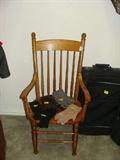 Wood chair.