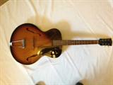 Vintage Gibson L-48 Archtop acoustic guitar. Mid 1960's with sunburst finish.