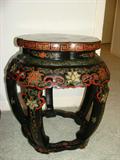 Jinlong Lacquer Black Painted Round Table