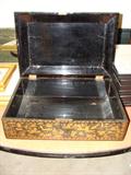 Guilded inlay lacquer boxes
