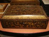 Guilded inlay lacquer boxes