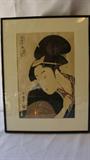 abstract art, Chinese art, Japanese art, Persian art and several other beautiful framed pieces