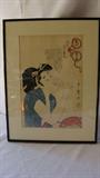 abstract art, Chinese art, Japanese art, Persian art and several other beautiful framed pieces
