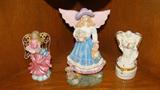 Glass & porcelain figureines. Home decor.