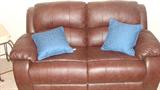 • Brown recliners (1 love seat, 2 chairs)