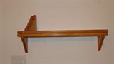 Wood shelves