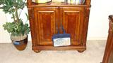 Kimball International desk set (hutch, credenza, peninsula desk, open base & book case)