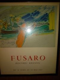 Vintage FUSARO Print 1967