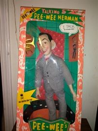 Talking Pee Wee Herman  Doll In The Box