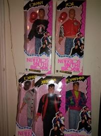 Complete Set of Original New Kids on the Block Dolls Never Opened