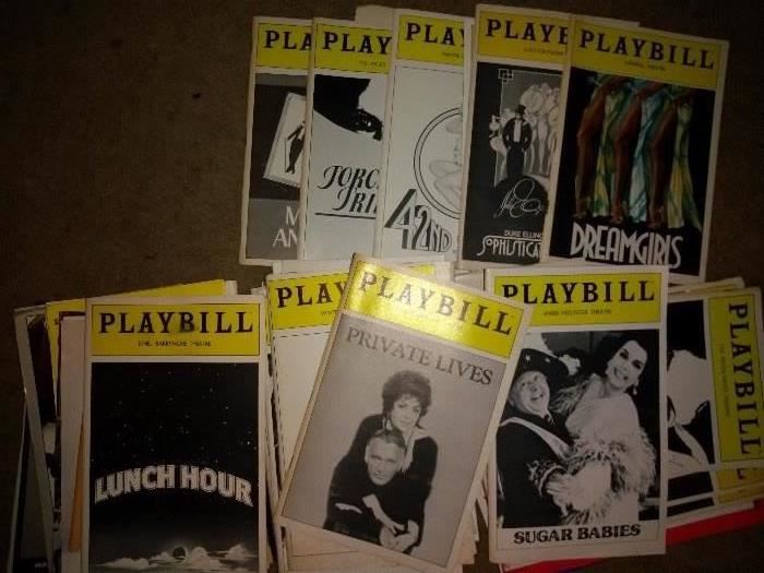 Vintage Playbill Theater Booklets