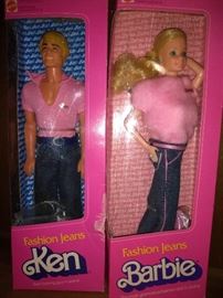 Vintage Fashion Jeans Ken and Barbie Never Opened