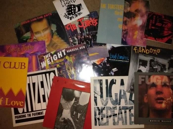Vintage Punk/Ska/Industrial Vinyl Records Fishbone, Circle Jerks, Adam Ant, Fugazi, The Toasters, The Weight, Bad Brains, Gun Club