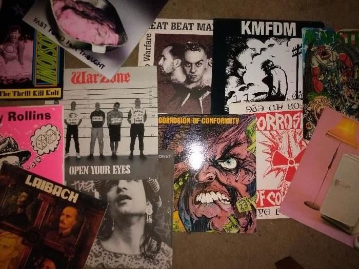 Vintage Alternative/ Punk/ Industrial War Zone, KMFDM. Meat Beat Manifesto, The Cure