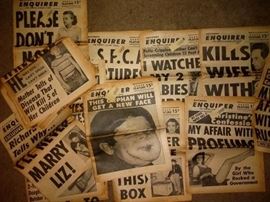 Vintage National Enquirer Magazines