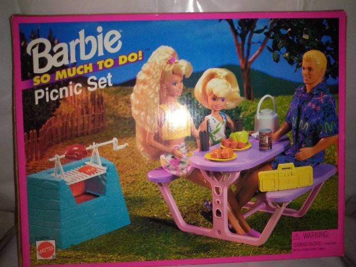 Barbie So Much to Do Picnic Set Never Opened