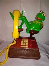 Vintage Kermit The Frog  Phone