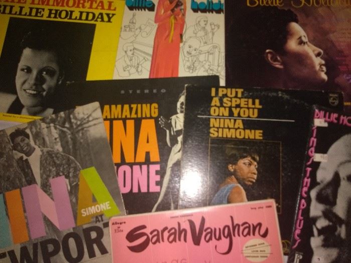 Billie Holiday, Nina Simone, Sarah Vaughan