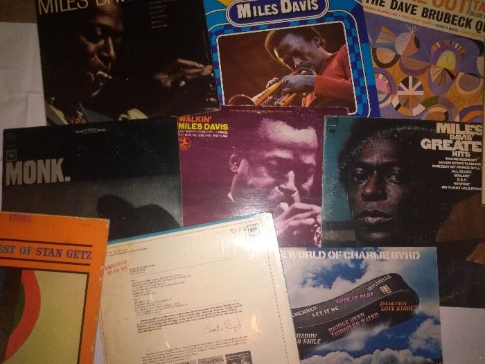 Rare Jazz Albums Miles Davis, Dave Brubeck, Stan Getz, Charlie Byrd, Thelonious Monk