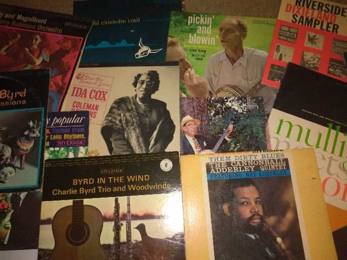 Riverside Jazz and Rare Bluegrass Charlie Byrd, Ida Cox, Cannonball Adderley and more...