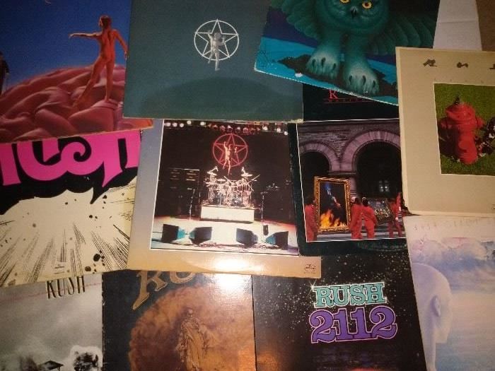 Rush Vinyl Record Collection