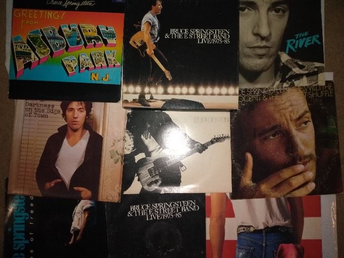 Bruce Springsteen Vinyl Record Collection