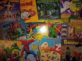 Vintage Super Hero Vinyl Records and more....