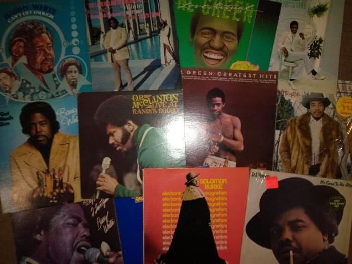 Vintage Soul Records Barry White, Al Green, Solomon Bourke, Smokey Robinson and more....