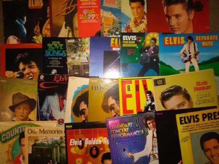 Elvis Record Collection (Not Even Half Pictured!)