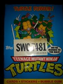 Vintage Unopened Case SWC 7481 Teenage Mutant Ninja Turtles Cards